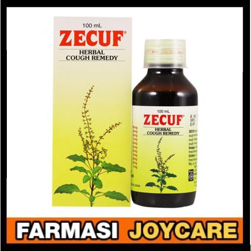 Zecuf Herbal Cough Remedy 100mL (Exp: March 2028) Ubat Batuk Herba Untuk Kanak-Kanak Dan Dewasa