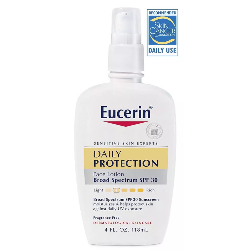 eucerin daily protection face lotion spf 30 4 oz