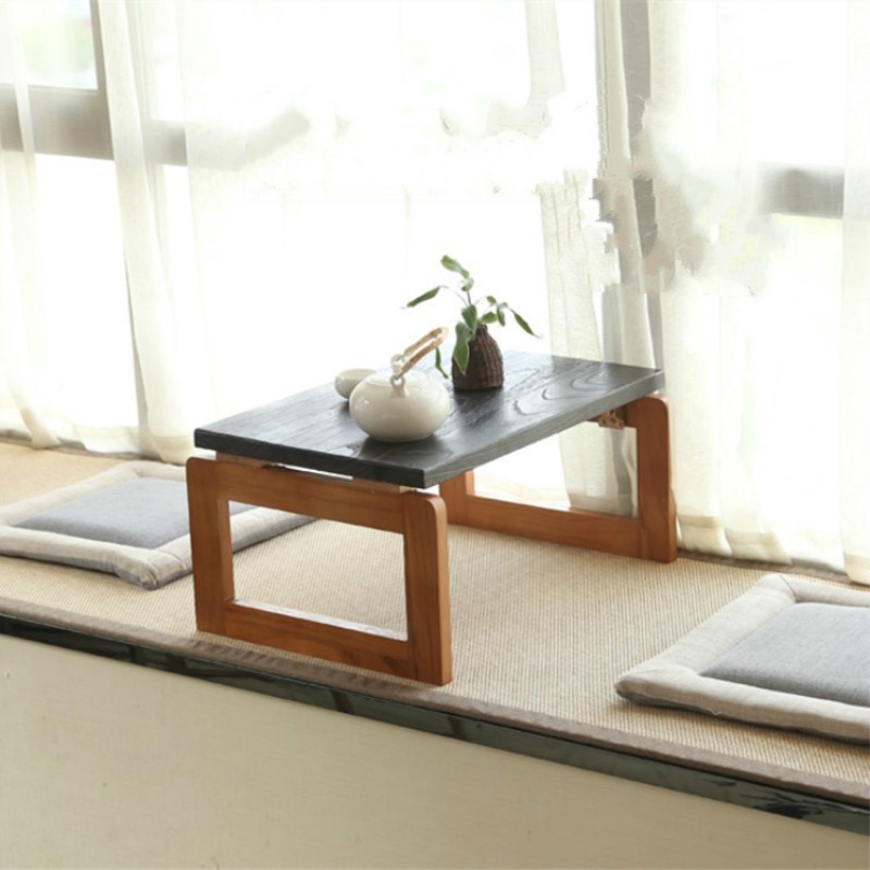 Tatami Tea Table Japanese Teapoy Fold The Kang Table Small Wooden