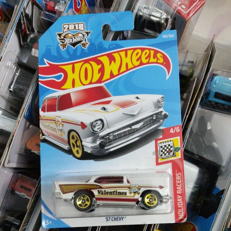 Hot Wheels 57 Chevy Valentines 2018