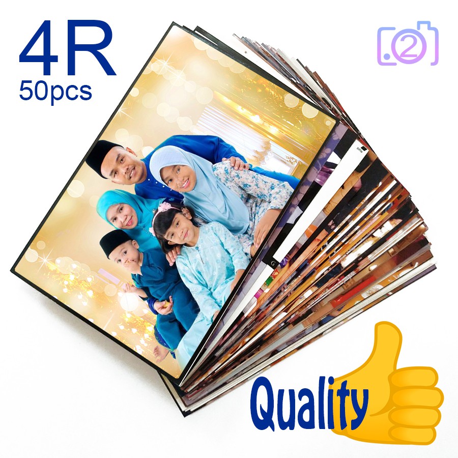 4R Photo Gambar  print kertas kualiti 50pcs Shopee  Malaysia