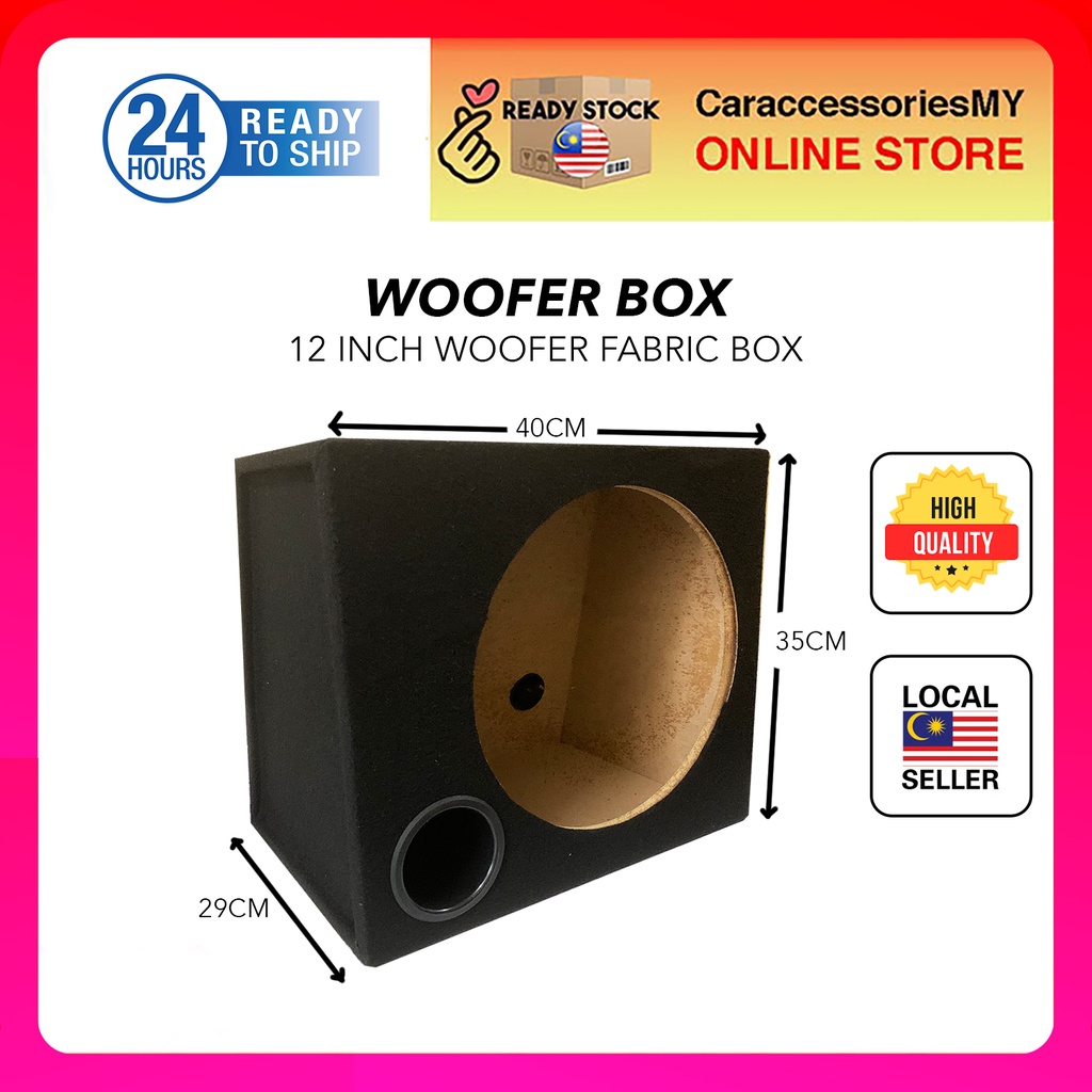 car rear subwoofer box woofer box holder 12 inch sub woofer speaker box