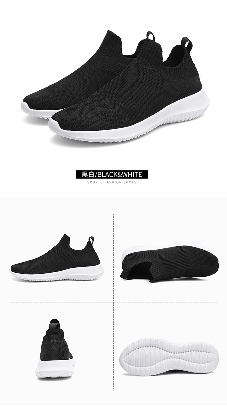 Men Light Running Shoes Jogging Shoes Breathable Man Sneakers Slip on