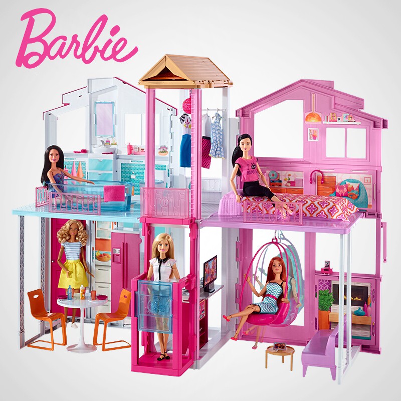 barbie toy house set