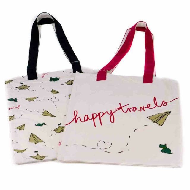radley london canvas tote