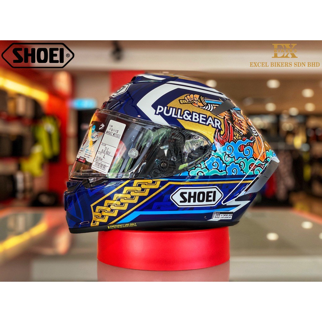 SHOEI HELMET X-SPIRIT III MARQUEZ MOTEGI 3 (TC-2) / X SPIRIT 3 / Full ...
