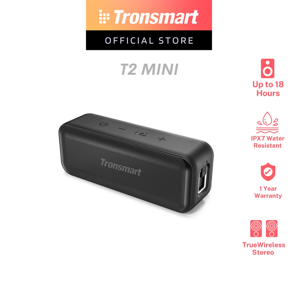Tronsmart T2 Mini 10W Portable Speaker Deep Bass Bluetooth Speaker 5.0 ...