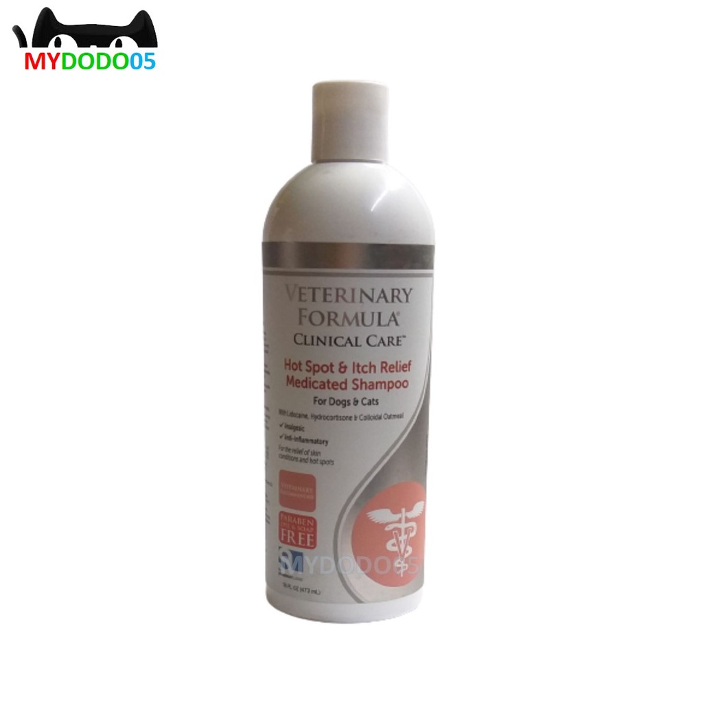 VETERINARY FORMULA CLINICAL CARE HOT SPOT&ITCH RELIEF MEDICATED SHAMPOO