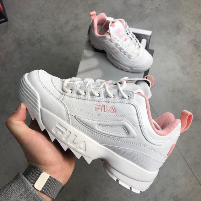 fila peach shoes