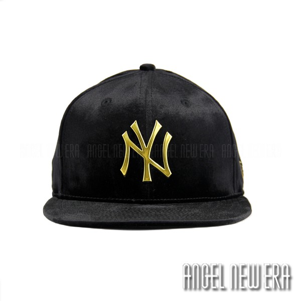 black and gold yankees hat