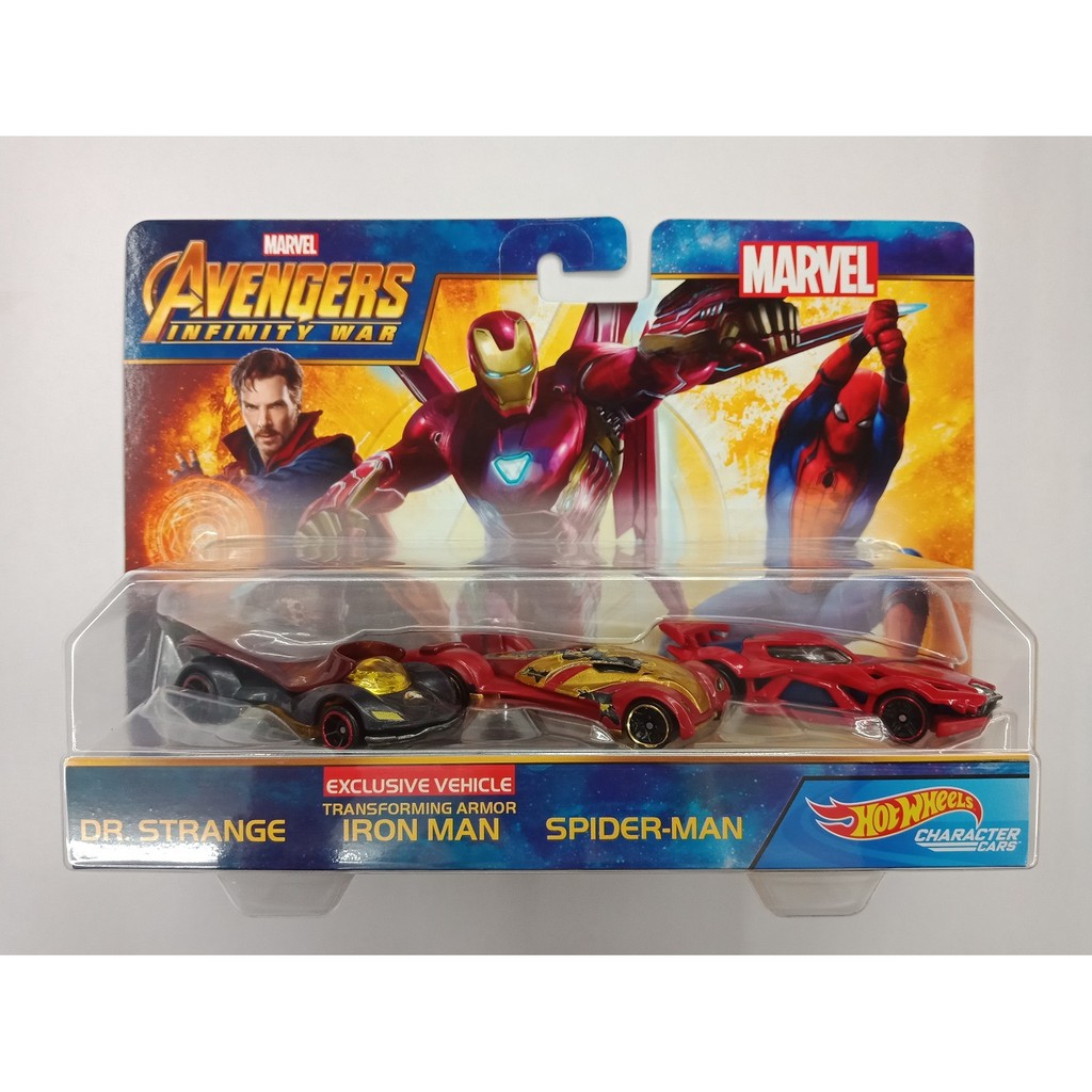 Complete 7 Car Set Hot Wheels 2018 The Avengers #FKD49 1:64 Scale Diecast 