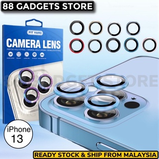 iPhone 13 Pro Max / 13 Pro / 13 Mini / 13 / 11 / 11 Pro / 11 Pro Max Sapphire Metal AR Camera Lens Glass Protector Ring