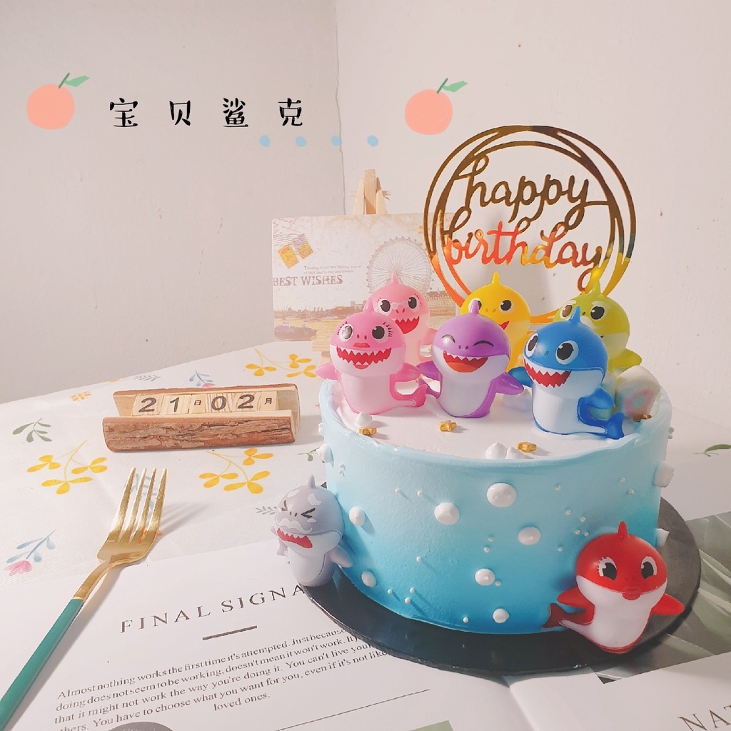 [ Hashtag bakery ]Baby Shark ( preorder 3 days ) WhatsApp for design
