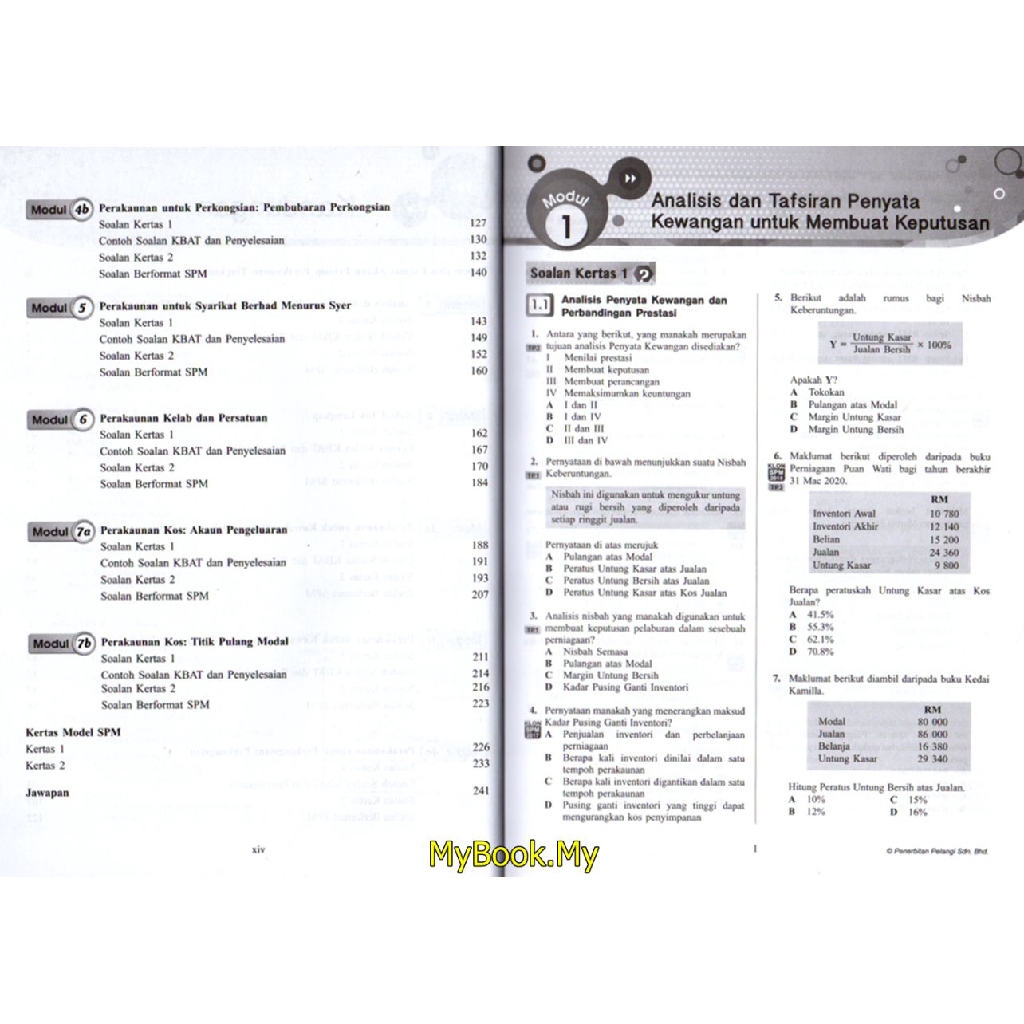 Myb Buku Latihan Pelangi Analisis Kssm Tingkatan 5 Prinsip Perakaunan Pelangi Shopee Malaysia