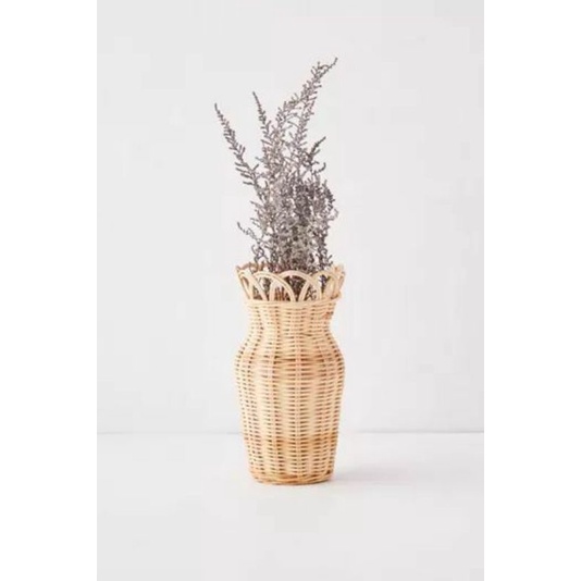 30cm High Rattan Flower Vase/Aesthetic Flower Vase Shopee Malaysia