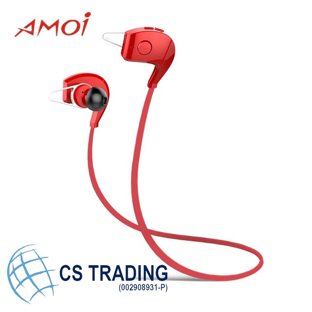 AMOI A1 Wireless Bluetooth 4.1 Earphone Sports Splash Proof Headset (Sealed Box)