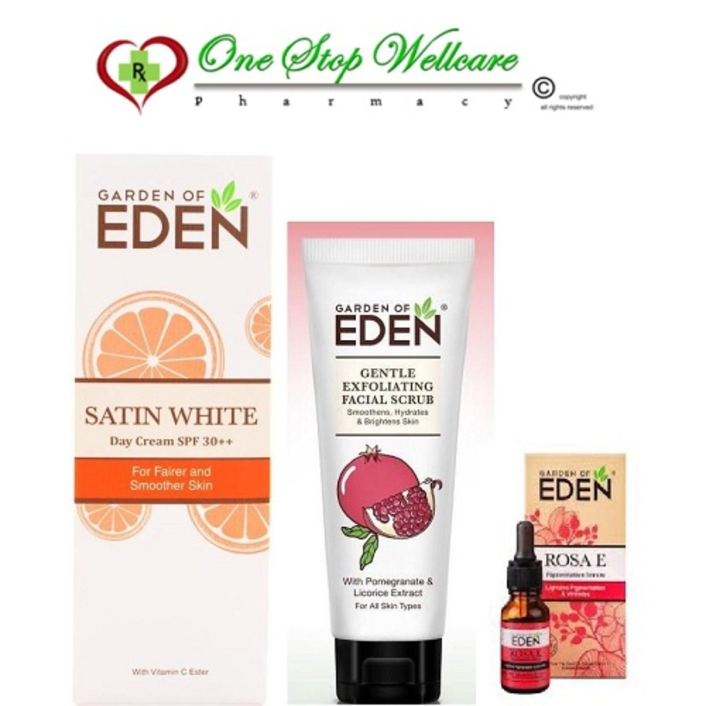 garden of eden satin white day cream