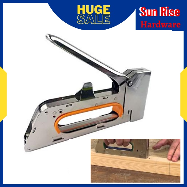 RISE Manual Nail Gun 3 in 1 Manual Duty Hand Nail Gun UType Nail Gun