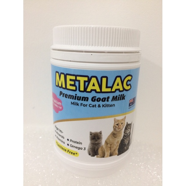 Metalac 100 GOAT MILK Pet Care 200g Goat Milk Powder For Kittens & Cats (Susu Kucing