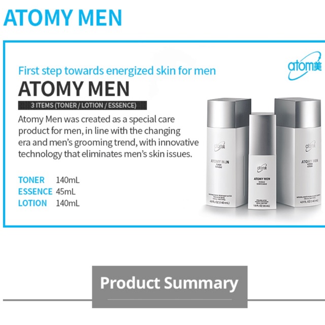 atomy men set