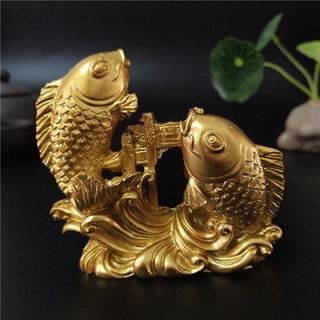 Buy 916 Gold Fengshui Good Luck Prosperity Fish Pendant Seetracker Malaysia