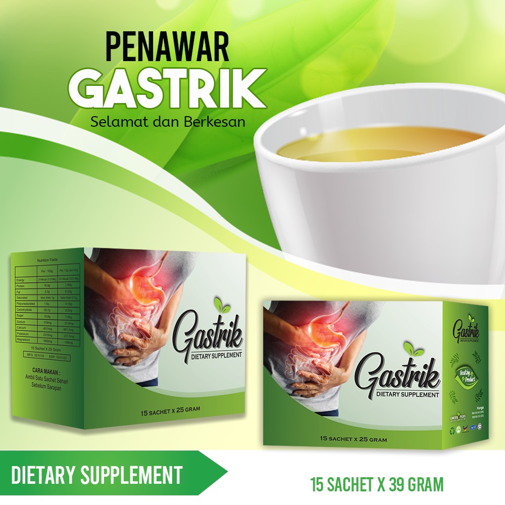 Original Hq Penawar Gastrik Gerd Gastric Angin Medu | Shopee Malaysia