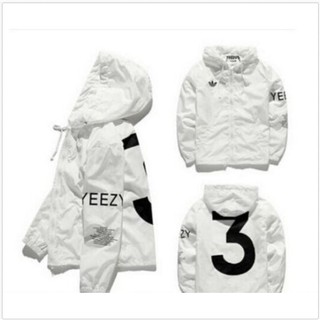 white yeezy windbreaker jacket