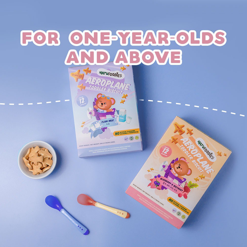 Natufoodies Aeroplane Toddler Biscuit | Shopee Malaysia