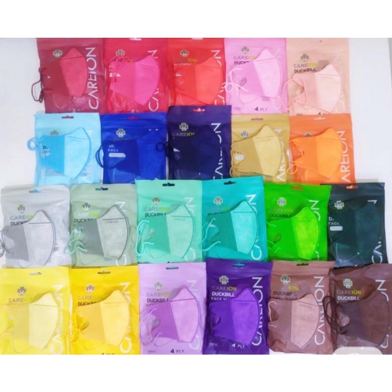 10 pcs Bundle Pack 3D Fish Mouth Duckbill Face Mask Disposable Earloop 4ply Mask (Non-Medical Mask)