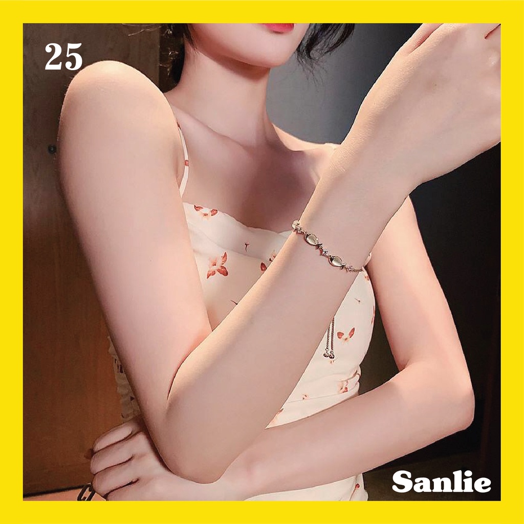 Sanlie Korean Women's Titanium Bracelet/Pearl Fashion Bracelet 25