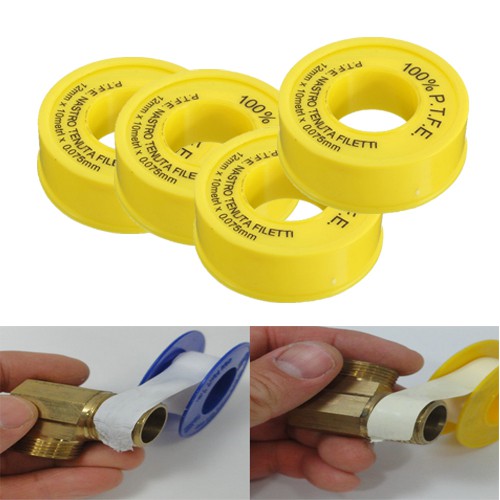 COMMON White Tape / Thread Seal Tape PTFE Plumbing Plumber Pipe 10m