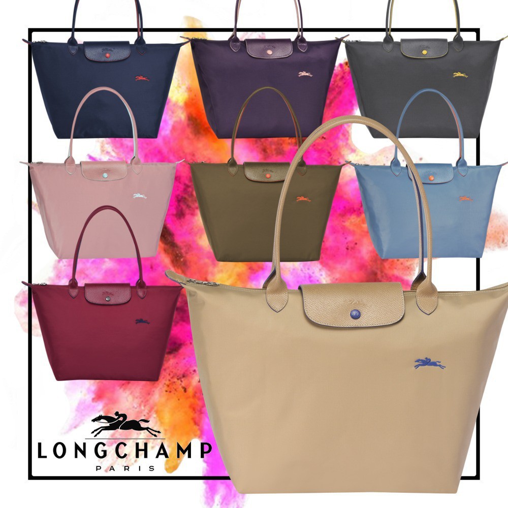 longchamp le pliage club large shoulder tote