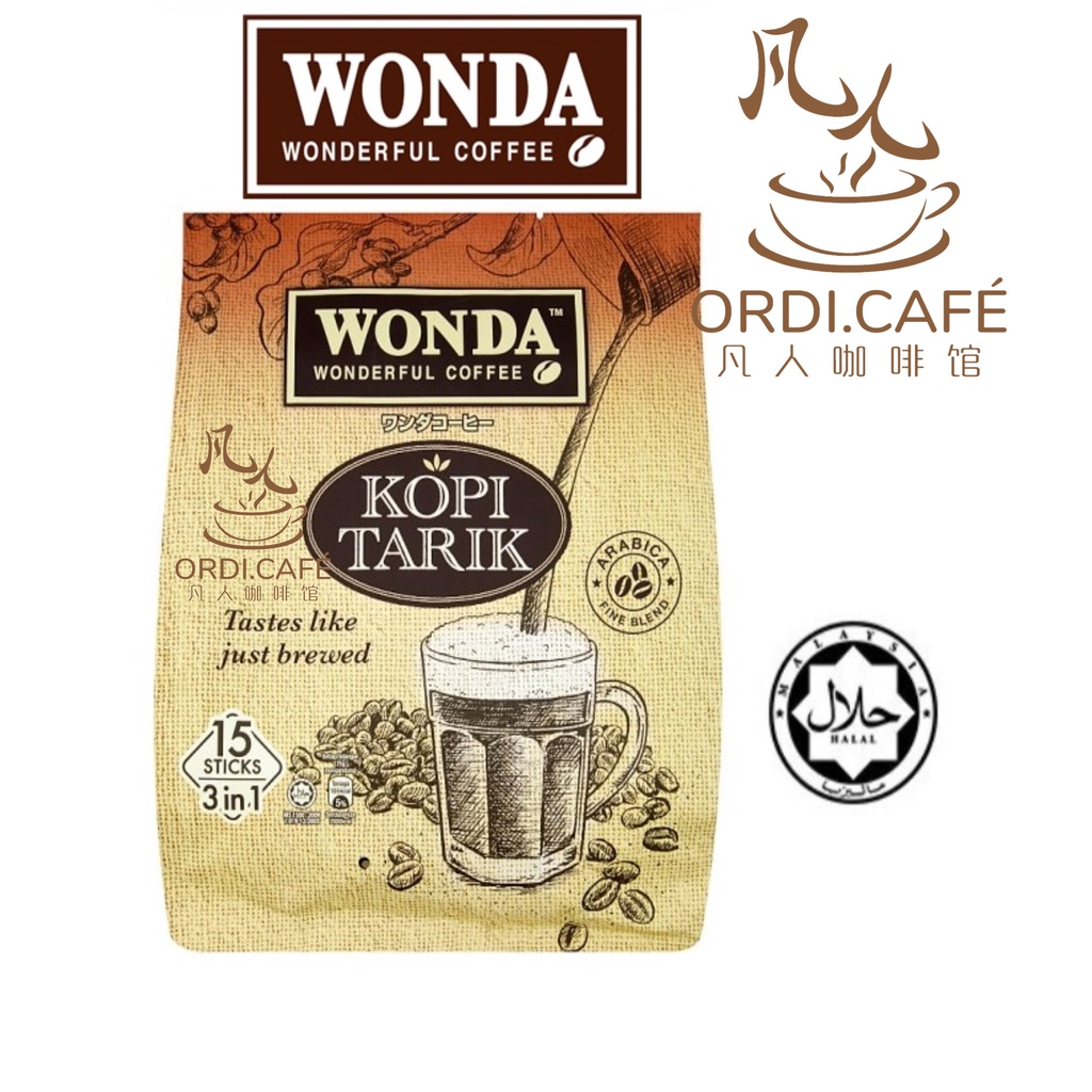 Wonda 3 in 1 Premium Coffee Kopi Tarik (15’s x 25g)