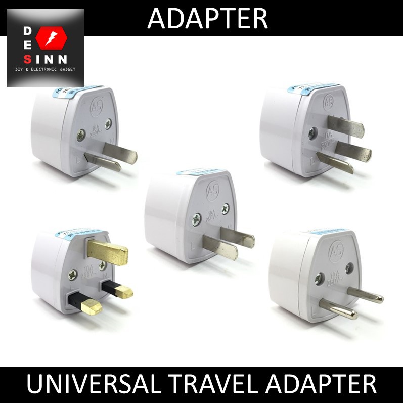 Universal Travel Adapter Uk Us Eu China Au Shopee Malaysia