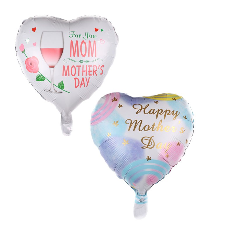 10pcs 18inch Mother’s Day Foil Balloons Best Mom Helium Balloon decor