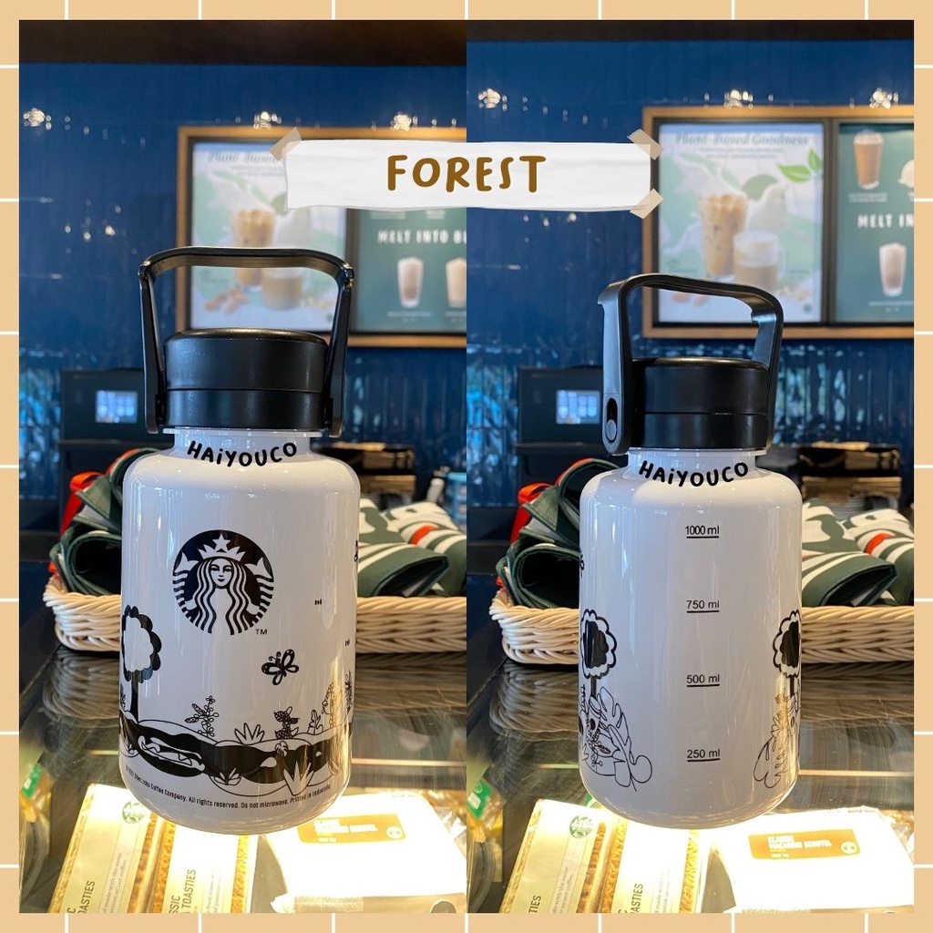 Starbucks x Kreaby Tumbler Volume 2 Forest Dreamy Day / Tumbler Starbucks Plastic Reusable Water
