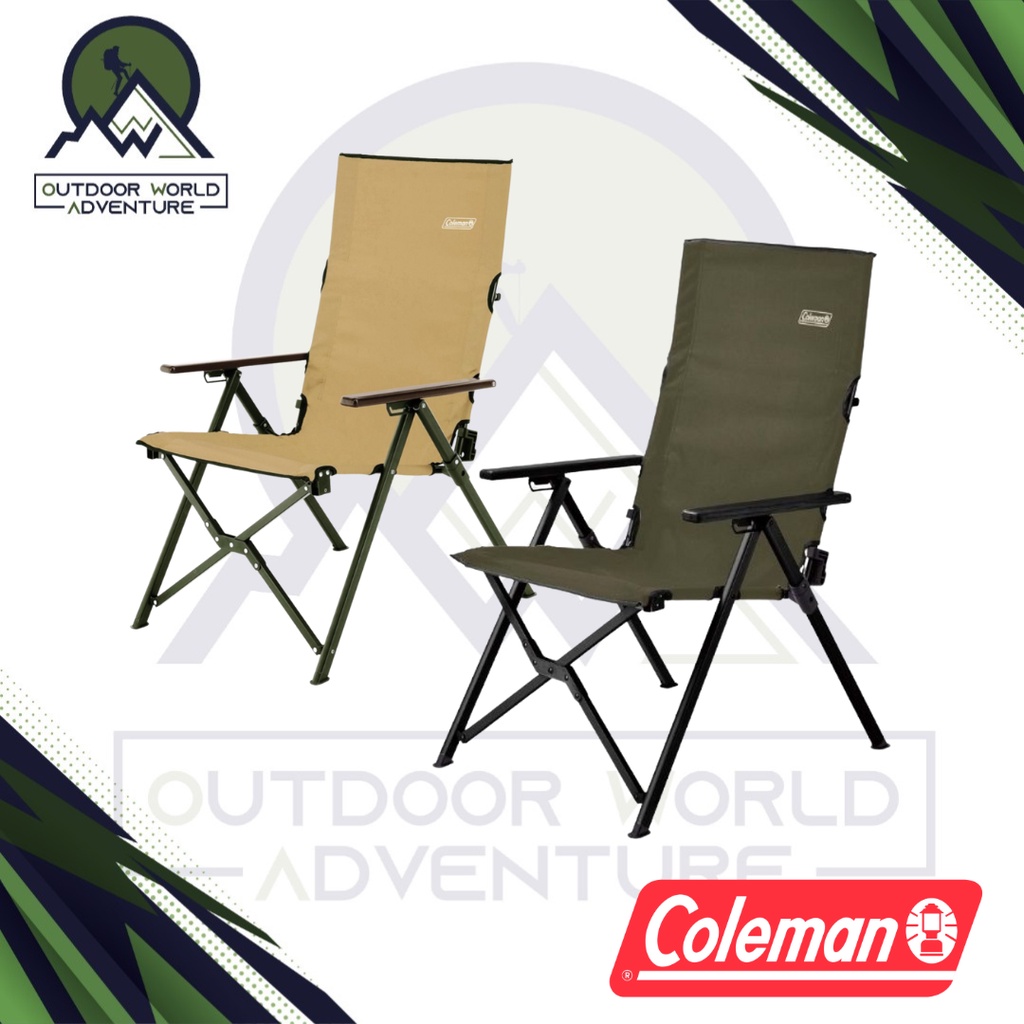 COLEMAN Camping Lay Chair 3 Level Folding Comfortable 3stage Reclining