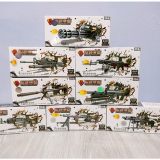8pcs 1/6 MM0596 4D Gun Models Set Military Assemble Model Soldier 
