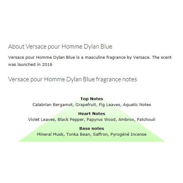 dylan blue versace notes