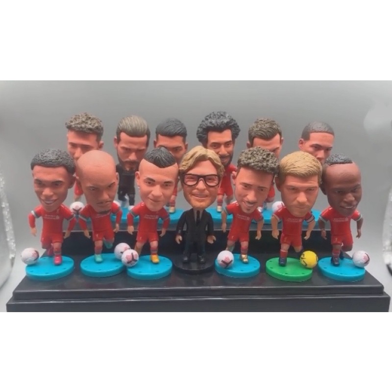 Soccerwe Kodoto Liverpool Firmino Salah Torres Klopp Dijk Fabinho Henderson Alisson Arnold Jota football figures Carabao