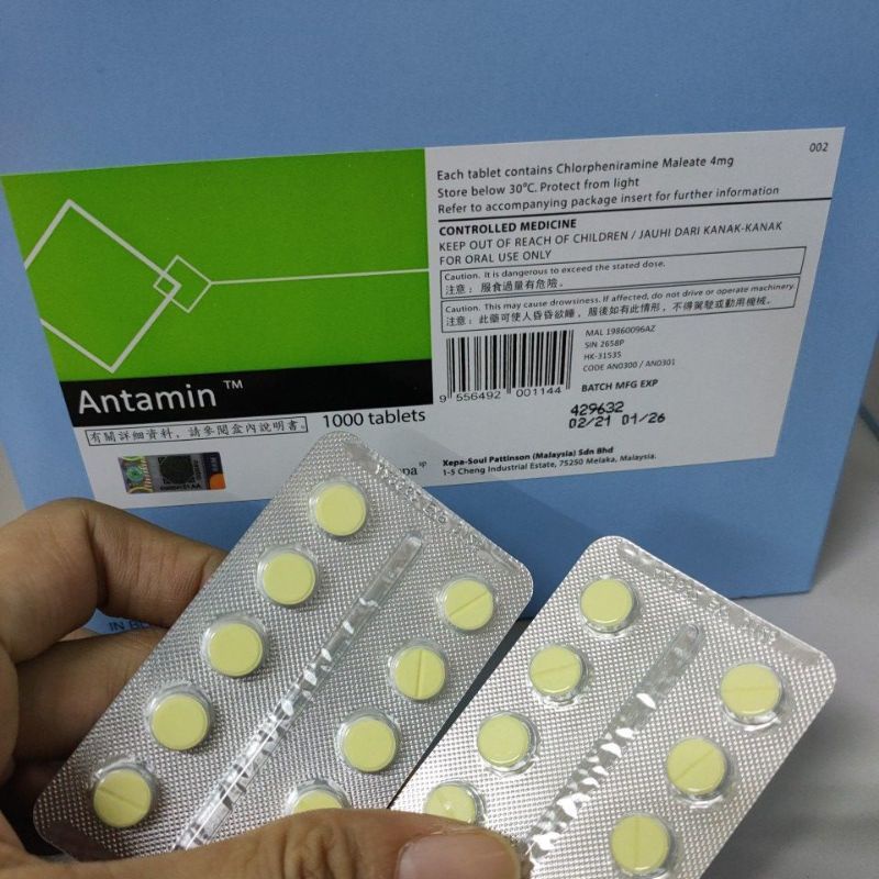 Antamin chlorpheniramine maleate