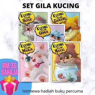 MUSLEH.SOUQ Set Komik Kelakar Berpengajaran Lawak Peribahasa 