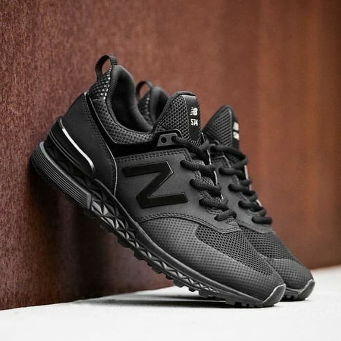 new balance 574 sport black and white