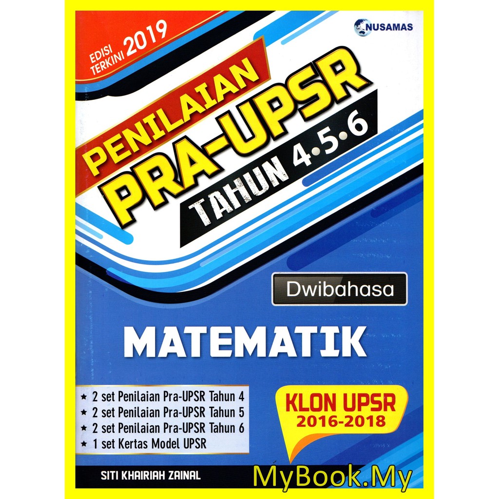 MyB Buku Latihan : Penilaian Pra UPSR Tahun 4.5.6 ...