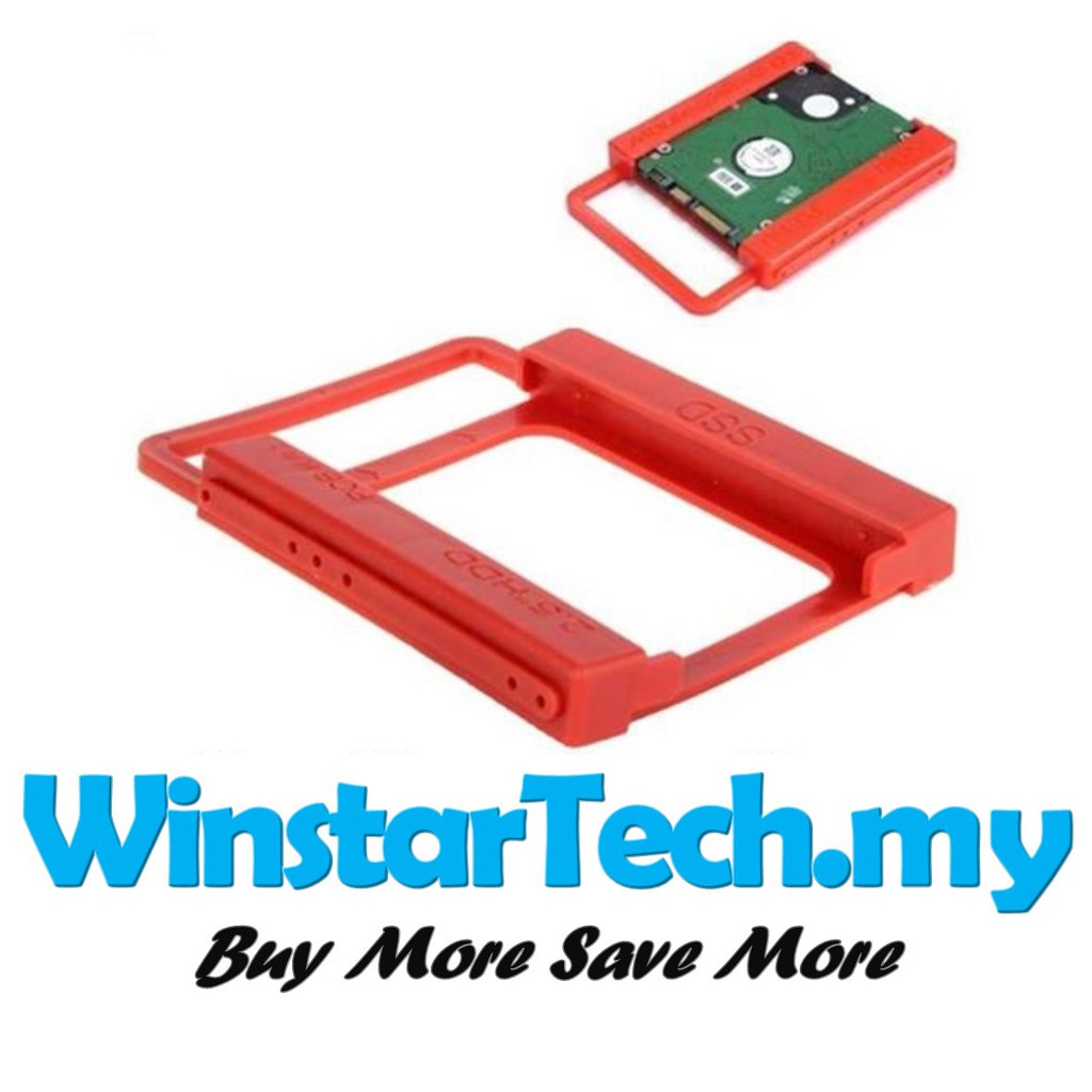 2.5 to 3.5 Adapter Bracket SSD HDD Notebook Mounting Tray Caddy Bay For PC