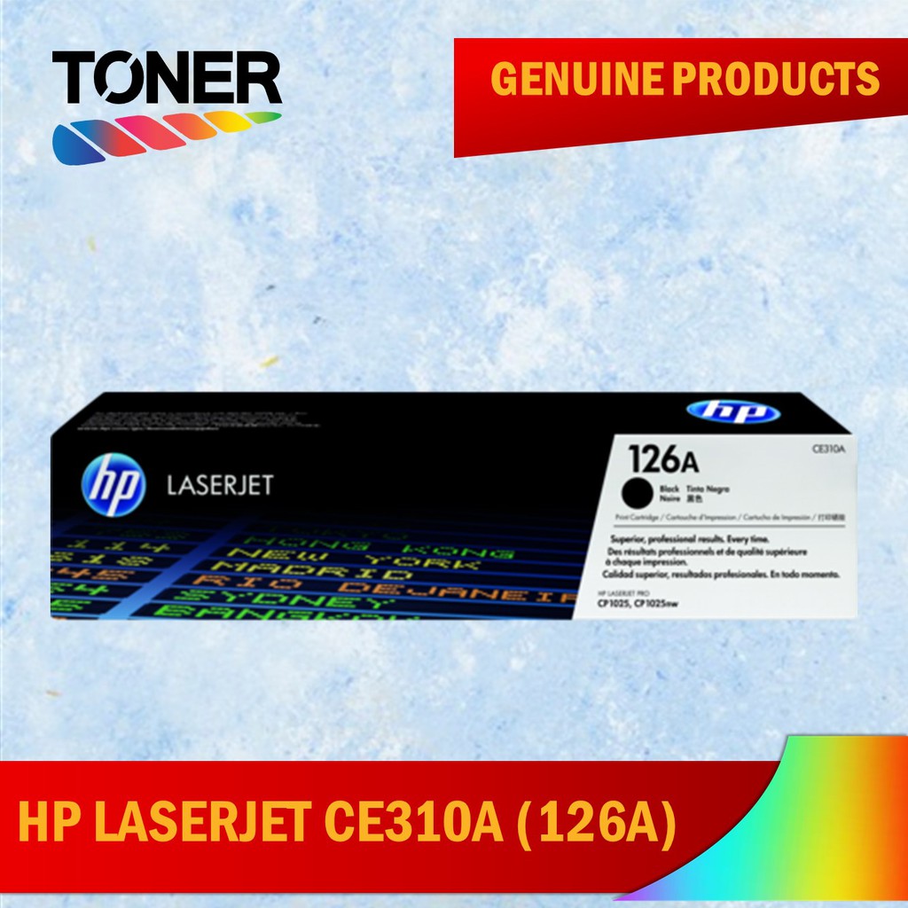 Genuine Original Toner - HP - CE310A/CE311A/CE312A/CE313A (CMYK) - LaserJet Pro M175a/M175nw/CP1025/CP1025nw/M275 | Shopee Malaysia