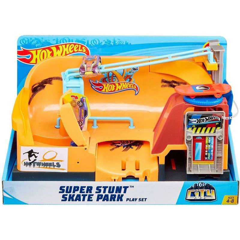 hot wheels city skate park playset