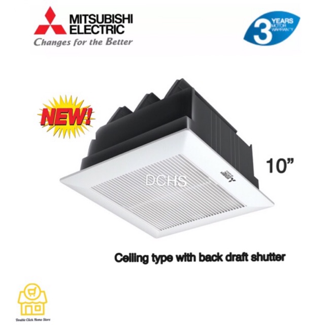 Mitsubishi Ex 25ssct 10 Ceiling Type With Shutter Ventilation