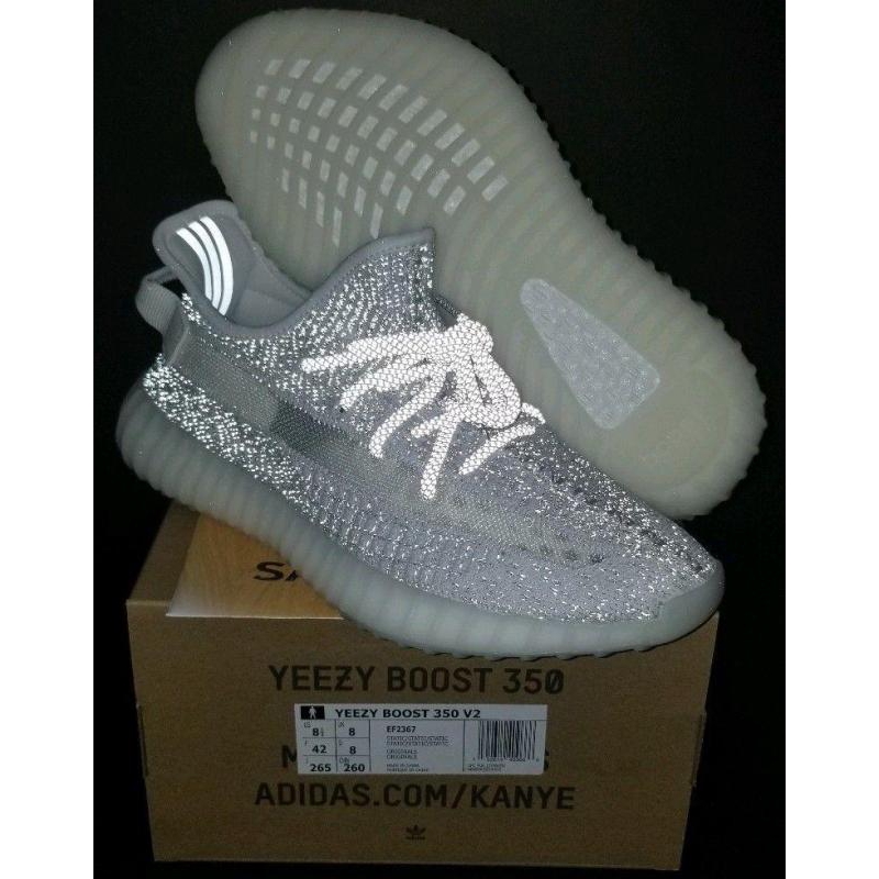 static 3m reflective yeezy