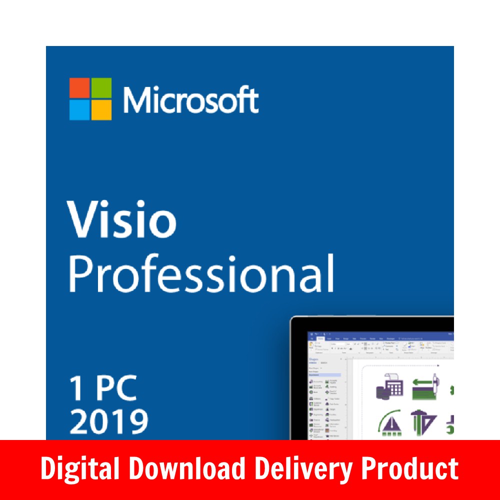 Microsoft Visio Professional 19 Digital Download Shopee Malaysia